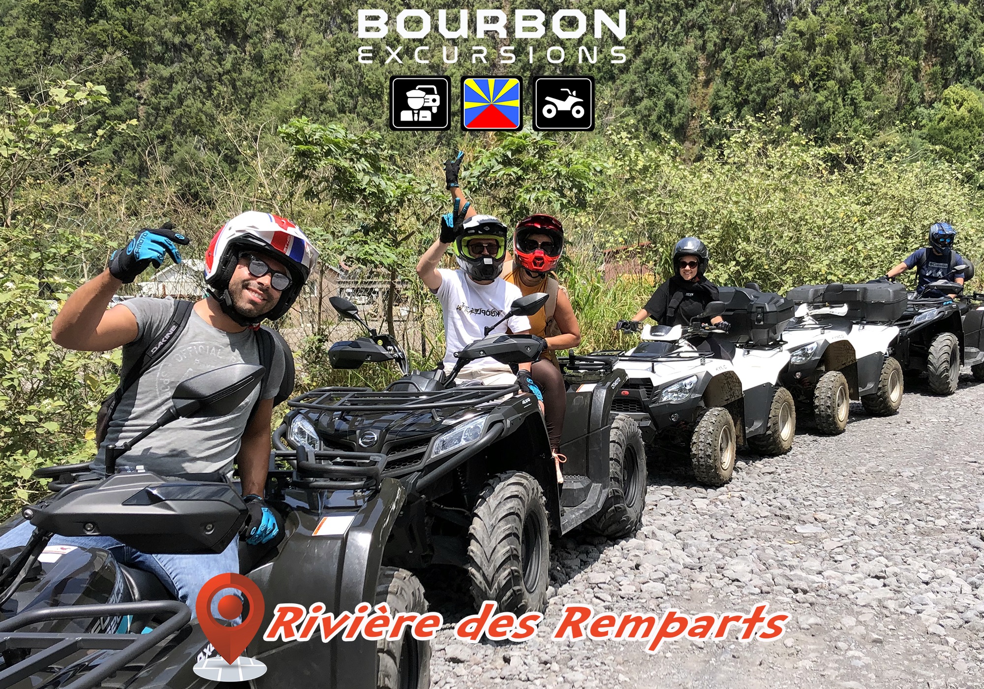 Vidéo Site de la Rivière des Remparts Bourbon Excursions